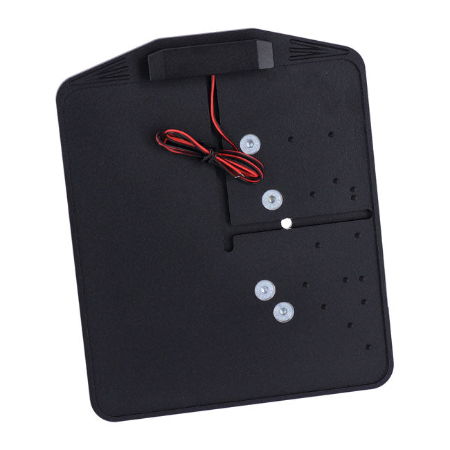 Cpv, Side Mount License Plate Bracket. Black Powder Coated License Plate Brackets Cpv