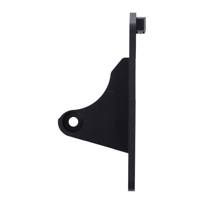 Cpv, Side Mount License Plate Bracket. Black Powder Coated License Plate Brackets Cpv
