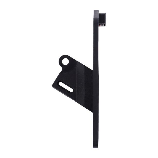 Cpv, Side Mount License Plate Bracket. Black Powder Coated License Plate Brackets Cpv