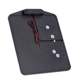 Cpv, Dyna Shock Mount License Plate Bracket Kit De. Black License Plate Brackets Cpv