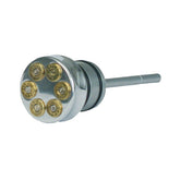 Cvp, Oil Tank Fill Plug, With Dipstick. Bullet. Polished Oil Tanks Dipsticks Cpv