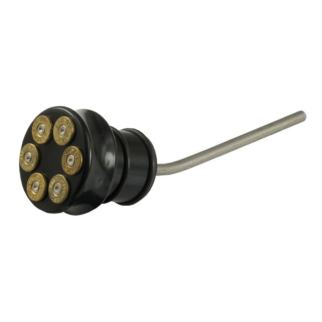 Cvp, Oil Tank Fill Plug, With Dipstick. Bullet. Black Oil Tanks Dipsticks Cpv