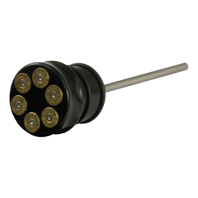 Cvp, Oil Tank Fill Plug, With Dipstick. Bullet. Black Oil Tanks Dipsticks Cpv