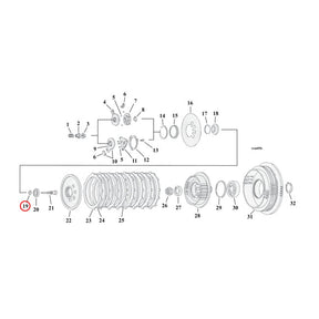 Retaining Ring, Clutch Adjusting Screw Clutch Misc Mcs
