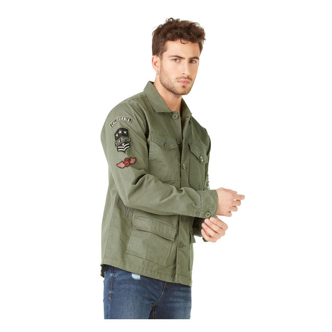 Von Dutch Rebel shirt green Shirts Von Dutch