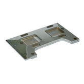 Paughco, 4-sp transmission mount plate. 1.5" offset. Alu Transmission Mount Plates Paughco