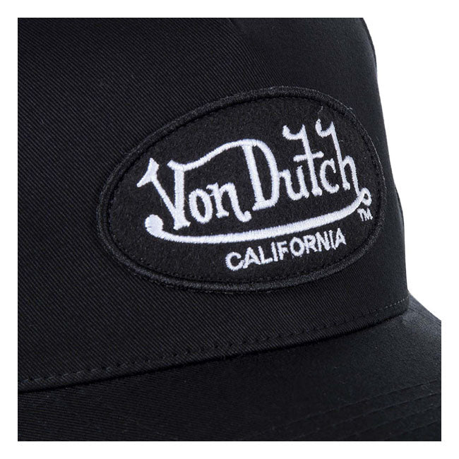 Von Dutch logo cap black Caps Von Dutch