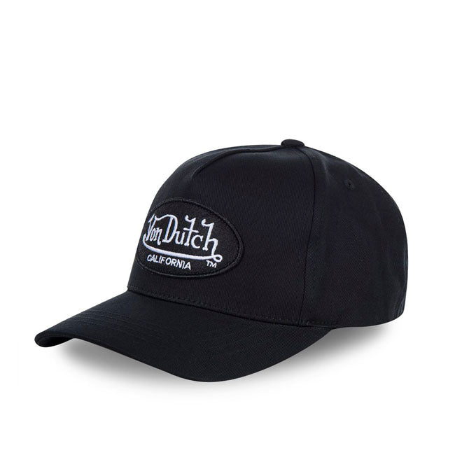 Von Dutch logo cap black Caps Von Dutch