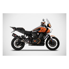 Zard Pan America Slip On E5+ Black Full Exhaust System Zard