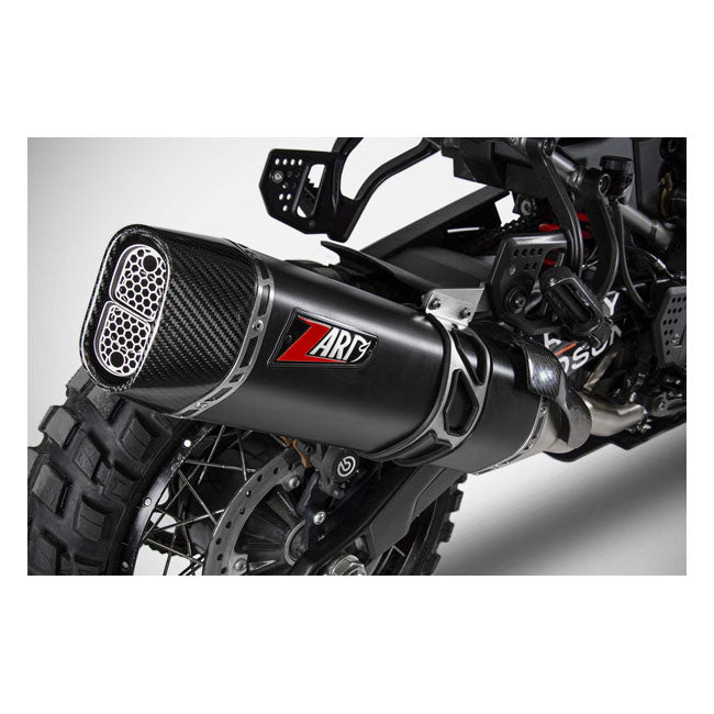 Zard Pan America Slip On E5+ Black Full Exhaust System Zard