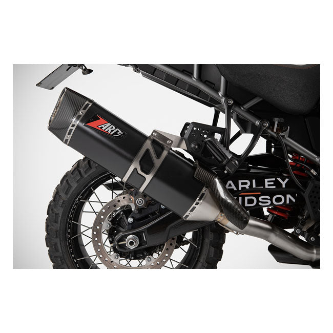 Zard Pan America Slip On E5+ Black Full Exhaust System Zard