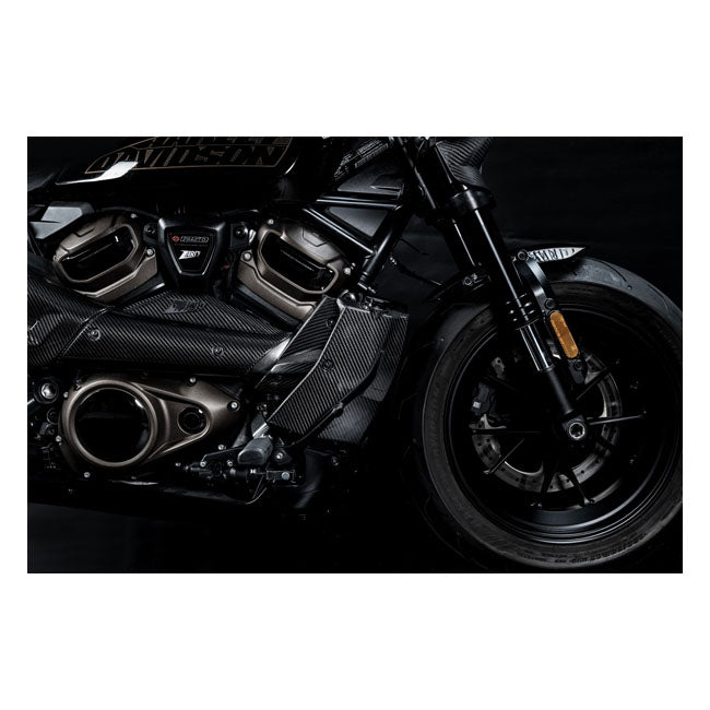 Zard, carbon radiator cover and side panel kit Full Exhaust System Zard