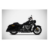 Zard, Inox Touring slip-on mufflers. Matte black Full Exhaust System Zard