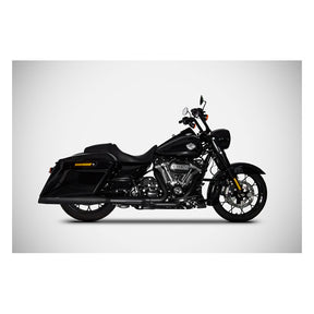 Zard, Inox Touring slip-on mufflers. Matte black Full Exhaust System Zard