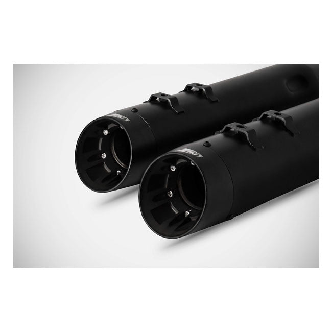 Zard, Inox Touring slip-on mufflers. Matte black Full Exhaust System Zard