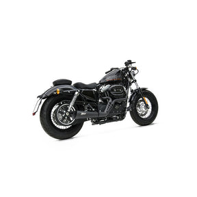 Zard, Sport 2-1 exhaust XL Sportster. Black Full Exhaust System Zard
