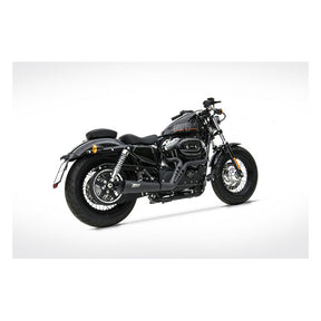 Zard, Conical 2-1 XL Sportster exhaust system. Matte black Full Exhaust System Zard