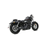 Zard, Sport 2-1 exhaust XL Sportster. Black Full Exhaust System Zard