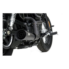 Zard, Sport 2-1 exhaust XL Sportster. Black Full Exhaust System Zard