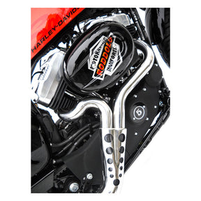 Zard, Sport 2-1 exhaust XL Sportster. Polished Full Exhaust System Zard