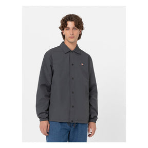 Oakport Coach Jacket Charcoal, Grey Jacket Dickies