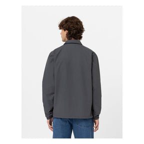 Oakport Coach Jacket Charcoal, Grey Jacket Dickies