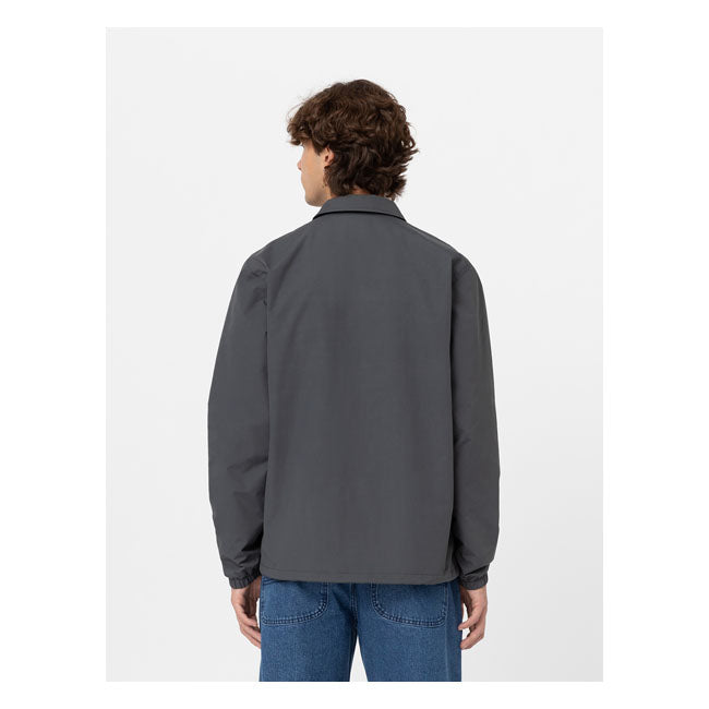 Oakport Coach Jacket Charcoal, Grey Jacket Dickies