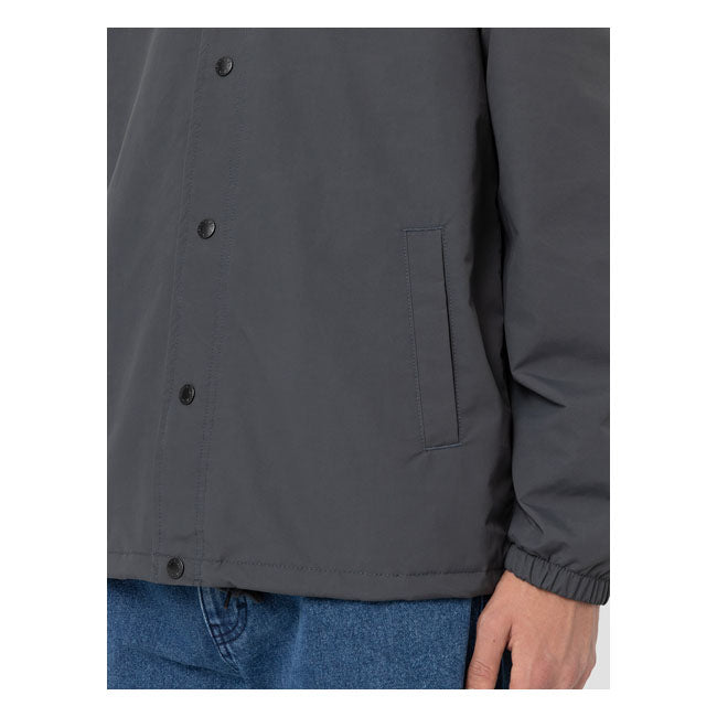 Oakport Coach Jacket Charcoal, Grey Jacket Dickies