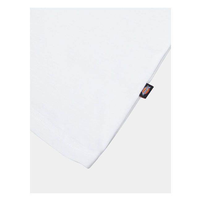 Dickies Mapleton T-Shirt, White Ladies T-Shirt Dickies