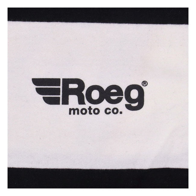 Roeg Shawn Stripe Sweatshirt Off White/Black Sweatshirts Roeg