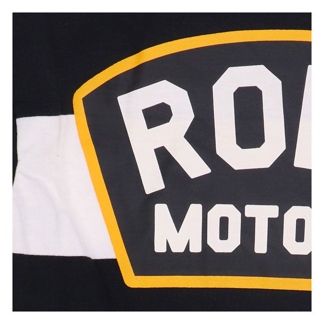 Roeg Shawn Stripe Sweatshirt Off White/Black Sweatshirts Roeg