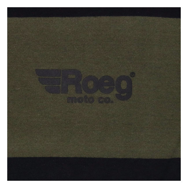 Roeg Shawn Stripe Sweatshirt Army/Black Sweatshirts Roeg