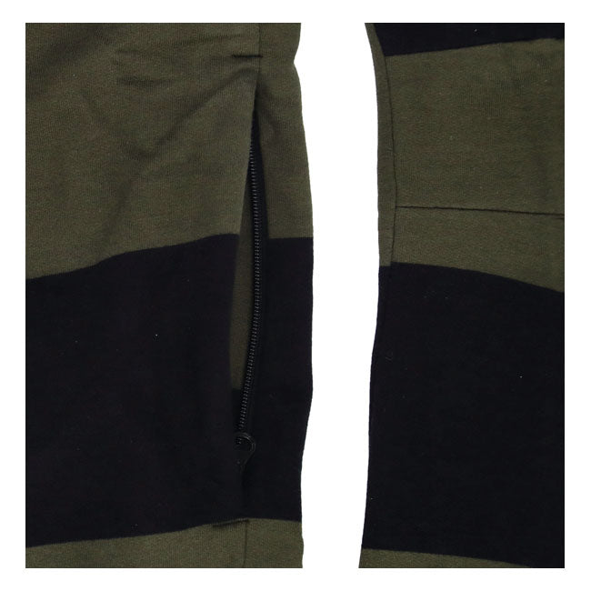 Roeg Shawn Stripe Sweatshirt Army/Black Sweatshirts Roeg