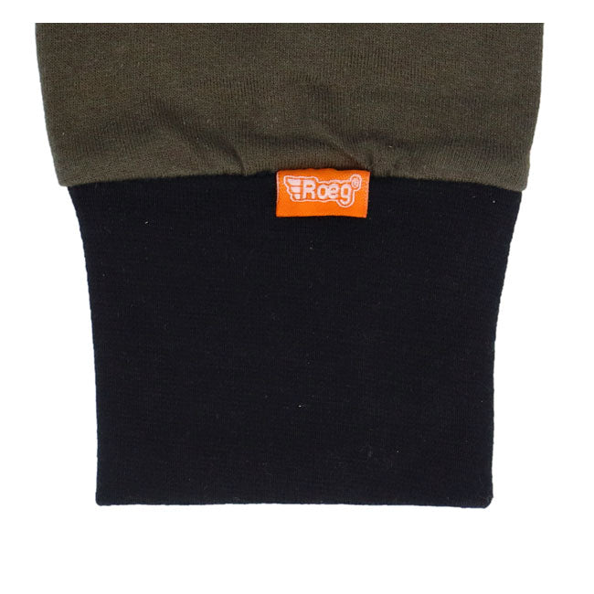 Roeg Shawn Stripe Sweatshirt Army/Black Sweatshirts Roeg