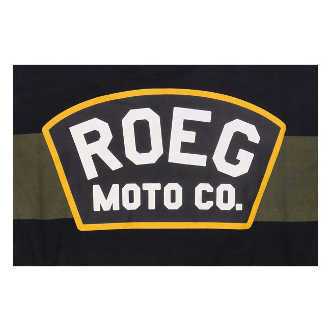 Roeg Shawn Stripe Sweatshirt Army/Black Sweatshirts Roeg