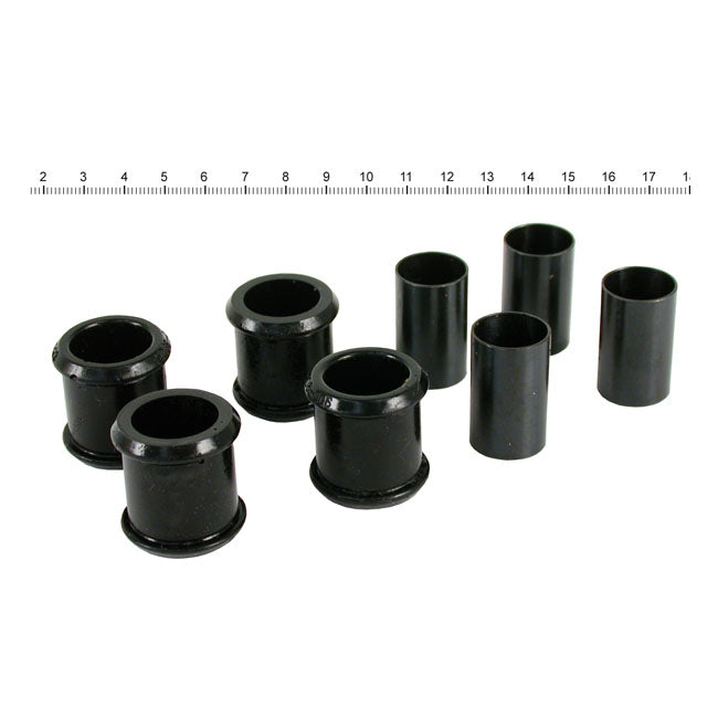 Progressive Suspension Bushing Kit Replacement, Black - 85-99 Softail Shocks Progressive Suspension