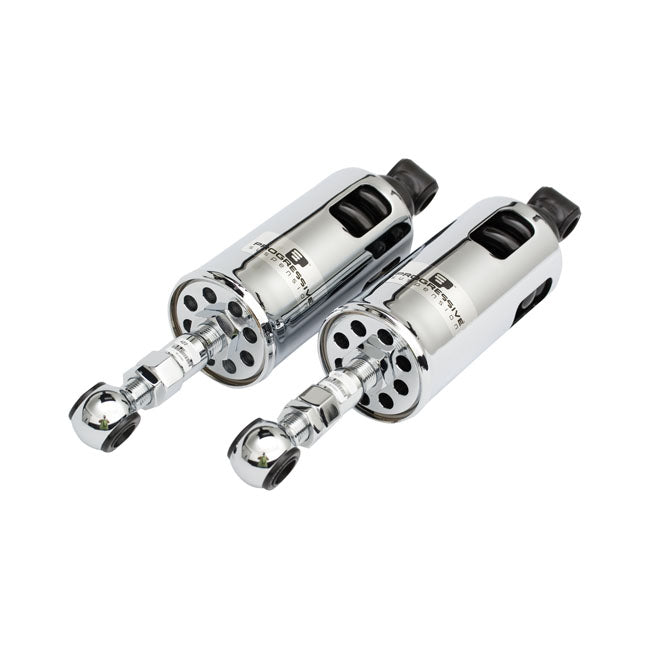 Progressive Suspension 422 Heavy Duty Series Rear Shocks, Chrome - 89-99 Softail Shock Absorbers Progressive Suspension