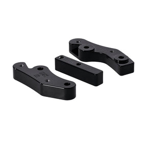 Dk Custom Products, Rider Floorboard Relocation Kit. Black Floorboards Relocators Dk Custom