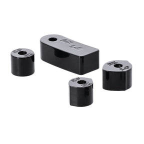 Dk Custom Products, Rider Floorboard Relocation Kit. Black Floorboards Relocators Dk Custom