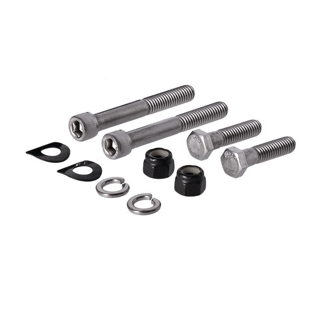 Dk Custom Products, M8 Passenger Footpeg Mount Kit Footpegs Mounts Dk Custom