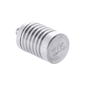 Dk Custom Products, 4 Stage Billet Catch Can. Clear Breathers Dk Custom