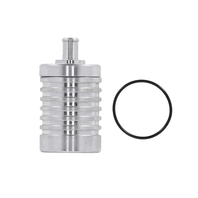 Dk Custom Products, 4 Stage Billet Catch Can. Clear Breathers Dk Custom