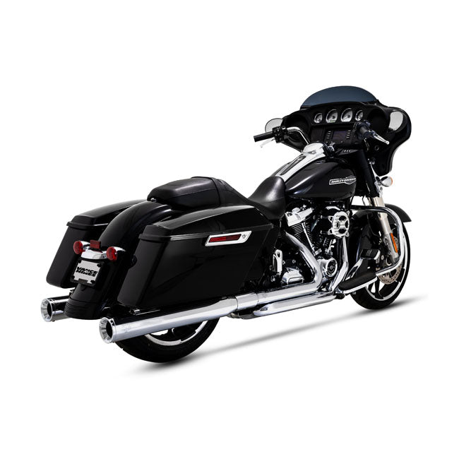 Vance & Hines Dresser Duals PCX Exhaust, Chrome 24-25 Touring Cruiser Duals Headpipes Vance & Hines