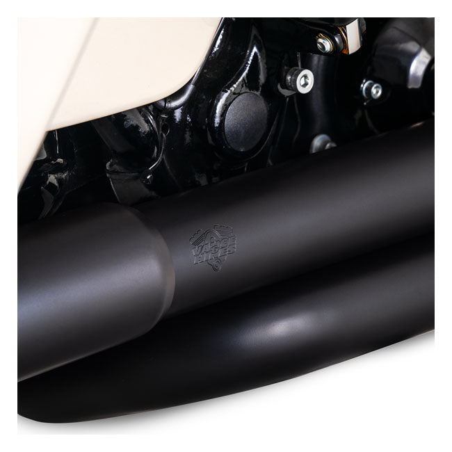Vance & Hines Dresser Duals PCX Exhaust, Black 24-25 Touring Cruiser Duals Headpipes Vance & Hines