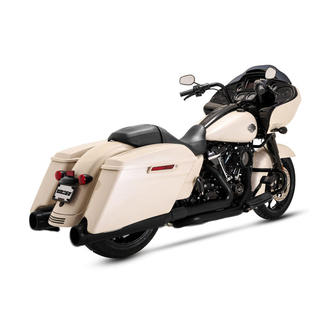Vance & Hines Dresser Duals PCX Exhaust, Black 24-25 Touring Cruiser Duals Headpipes Vance & Hines