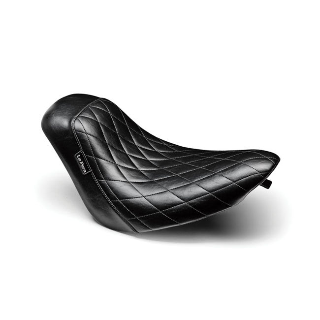 Le Pera Bare Bones Diamond Seating Solo Seat - 06-17 Softail Solo Seats Le Pera