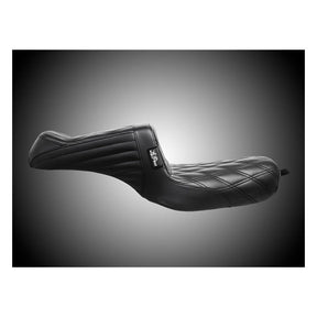 Le Pera Tailwhip Double Diamond Seating Seat - 10-22 Sportster Seat Le Pera