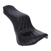 Le Pera Cherokee 2Up Diamond Seat - 20+ Softail (FXST) Seat Le Pera