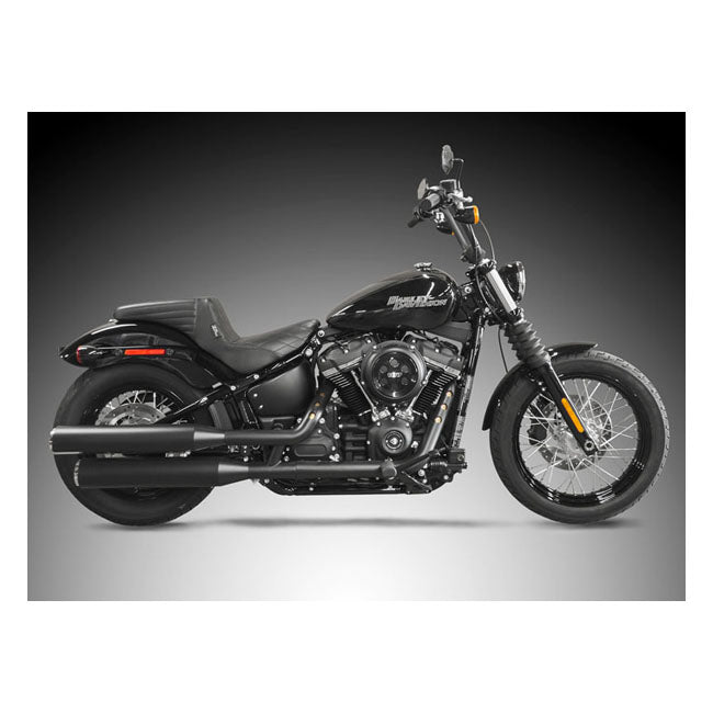 Le Pera KickFlip Basket Weave Seat - 20+ Softail (FXST) Solo Seats Le Pera
