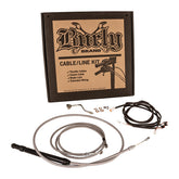 Burly Brand Cntrl Kit 16 Gorilla Ss Apehanger Cable/Line Kits Burly Brand